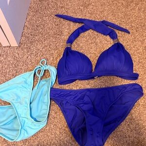VENUS Royal Blue and Aqua Bikini Set